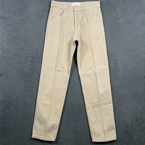 Vtg Levis Jeans Mens 32x34 (Fits 30x33) Beige Tan 550 Relaxed Fit Denim Y2K